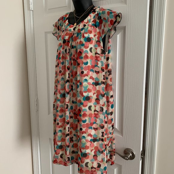 I.N. Studio Women´s Multicolor Shift Dress, Size 12 - Picture 3 of 16